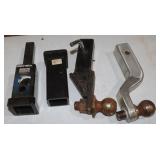 2) 2" receiver hitches & receiver adaptors