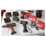 Snap-on Drill & Impact w/ Batteries & Chargers;