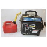 Eagle River 1200 Watt Generator w/ Gas Can, Works