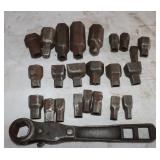 Vintage 1/2" Sockets & Ratchet