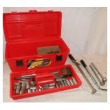 Plano Tool Box w/ 1/2" sockets & rachets