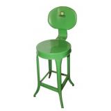 Vintage Metal Stool 12"x15"x35"