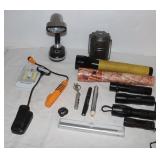 Flash Lights, Laser Pointer, Motion Sensor Light;
