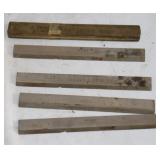7) 6" Shaving Blades: 4 Craftsman