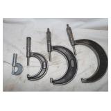 4 Micrometers: Brown & Sharpe, Starrett No. 436,ï¿½