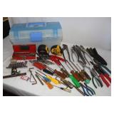 Tool Box w/ Tools: sockets, pliers, tin snips,ï¿½