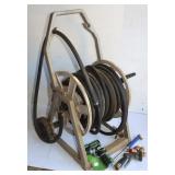 Garden Hose with Reel and Sprayers