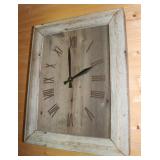 Wood Wall Clock, 15x19"
