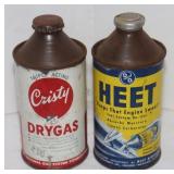 2 Vintage Cans Gas Additive: Heet & Cristy Drygas