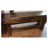 Wooden Bench, 46x14.5x22.5"