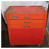 Metal Rolling Tool Chest, 3 drawer, 28.5"x18"x29"