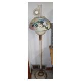 Vintage Hurricane Floor Lamp, 60.5" Tall