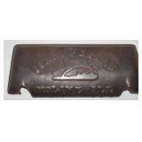 Cast Iron John Deere Tool Box Lid, 11.5"x5"