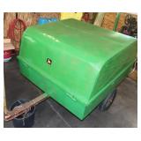 Vintage Covered Yard Trailer, 45"x56"x43";