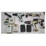 Masterforce tools w batteries and chargers
