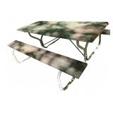 Picnic Table w/ Metal Frame;