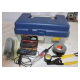 Plano Box with electrical tools and accessories