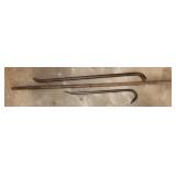54" Heavy Rock Bar & 2 crow bars, 36" & 24"