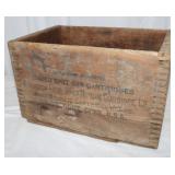 Remington Arms Wooden Dovetail Box 14.5"x9.5"x9"