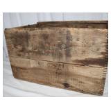 Explosives Wooden Dovetail Box 18"x12"x10.5"