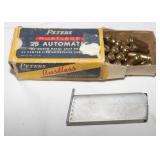 30+ Rounds 25 Auto w/ Clip: Peters Box