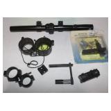 Bushnell Sport View Scope w/ Scope Mounting Parts