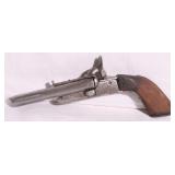 Black Powder Double Barrel Pistol, 36 Cal? USA?