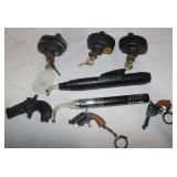 3 Gun Locks, 2 Directional Lights, Cap Gun,