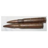 42 SL & 50 Cal Machine Gun Shells 5.5" Long