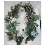 Christmas Wreath And Garland Lighted, Works
