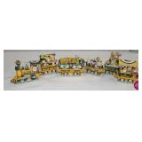 Danbury Mint Green Bay Packers Train Figure Set