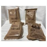 4 MRE Military Meals: