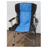Padded Folding Outdoor Chair 24.5x38x25.75"
