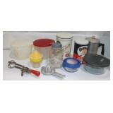 Kitchenware & Collectible Tins:
