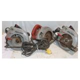 2 Skilsaw & 1) Black & Decker Circular Saws
