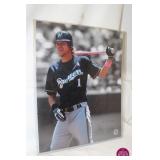 Corey Hart Signed Brewers Photo W/ COA