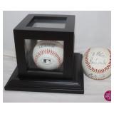 2 Rawlings Baseballs Signed By Bob Costa