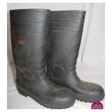 Tingley Pilot Black Rubber Work Boots Size 11