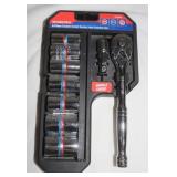 Workpro 9-Piece Socket And Ratchet Set;