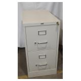 OfficeMax Two-Drawer Metal Filing Cabinet;