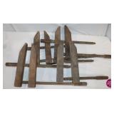 Vintage Wood Bar Clamps