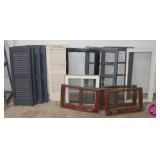 Vintage Salvage Window Frames & Shutters