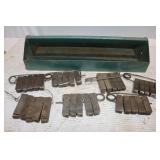 6 Toledo & 1 Nye Pipe threading Die sets