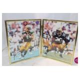 2 Green Bay Packers Autographed Prints