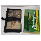 17 Rds. Remington .270 Win Ammo & Cartridge Wallet