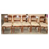 5 Wooden Chairs