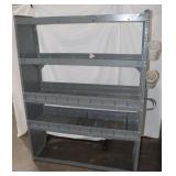 Steel Van Shelving Unit w/ Conduit Holders