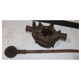 Toledo no. 5683 Pipe Threader w/ Ratchet Handle