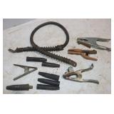 Welding Cable w/ Connectors & Clamps: