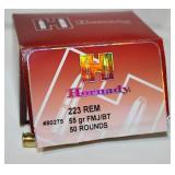 39 Rds. Hornady 223 Rem 55gr FMJ/BT Ammunition